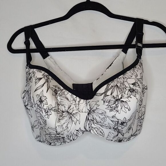 42F Torrid White Balconette Bra Full Coverage Back Smoothing Underwire Lingerie. - Picture 2 of 8